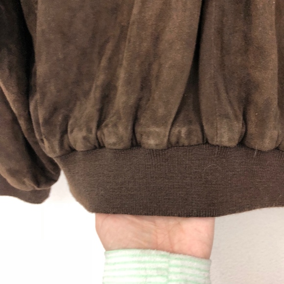 [Golden Bear] VTG Mens Suede Leather Bomber Jacket - Picture 6 of 8
